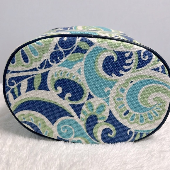 Spartina 449 Oval Train Case in Ocean Wind NWOT - Picture 4 of 10